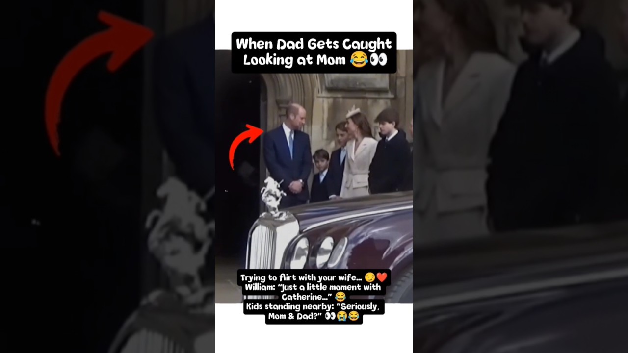 When William Gives Catherine THAT Smile&hellip; 😂👀❤️#princewilliam #britishroyalfamily #katemidddleton