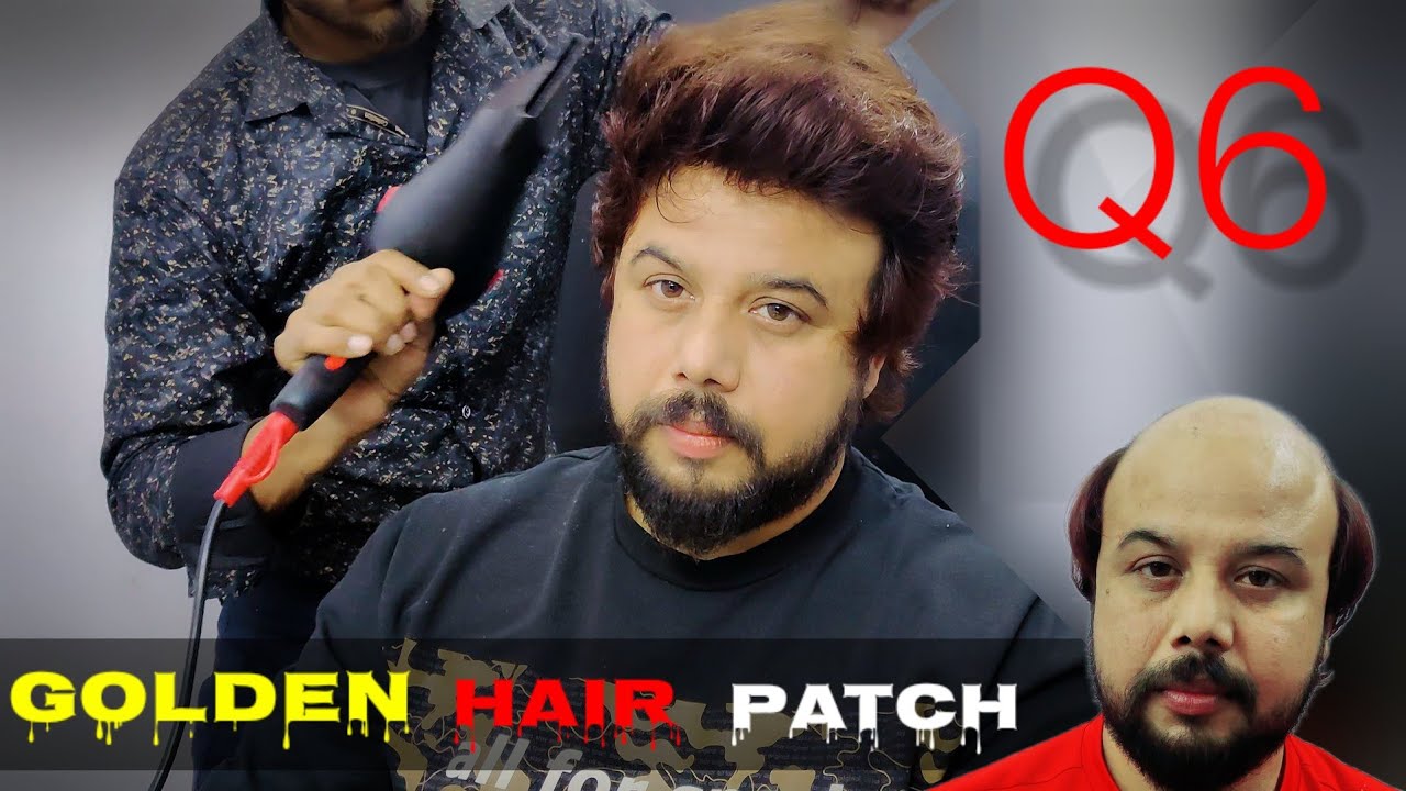 Q6 Golden Hair Patch ll Mirage Hair Patch