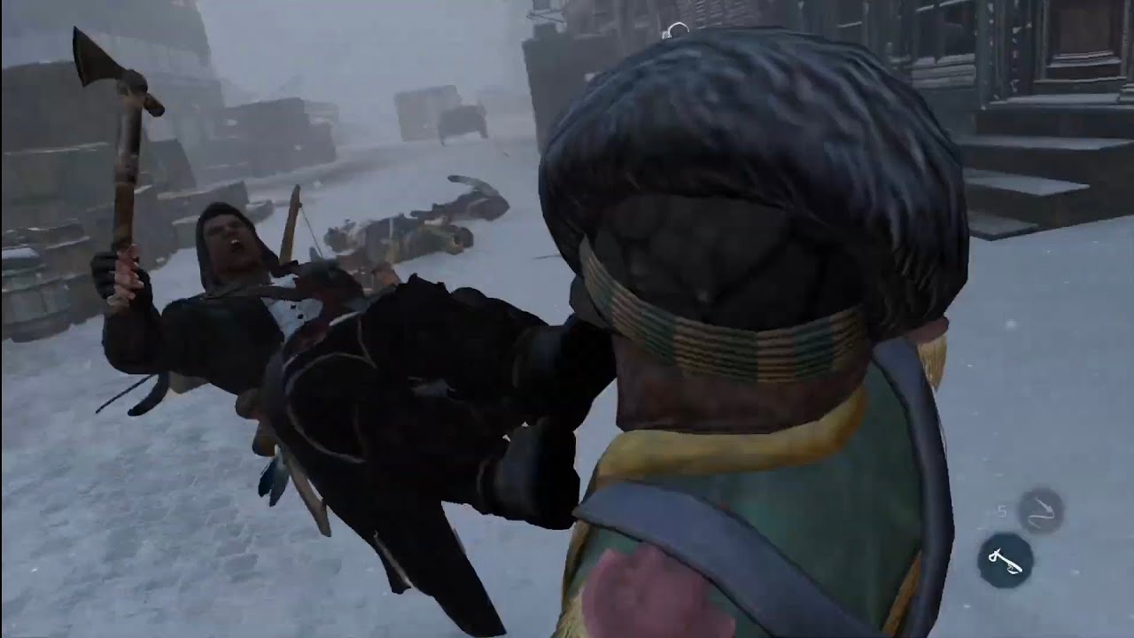 Assassin's Creed 3: Connor Brutal & Ruthless Tomohawk Combat Gameplay