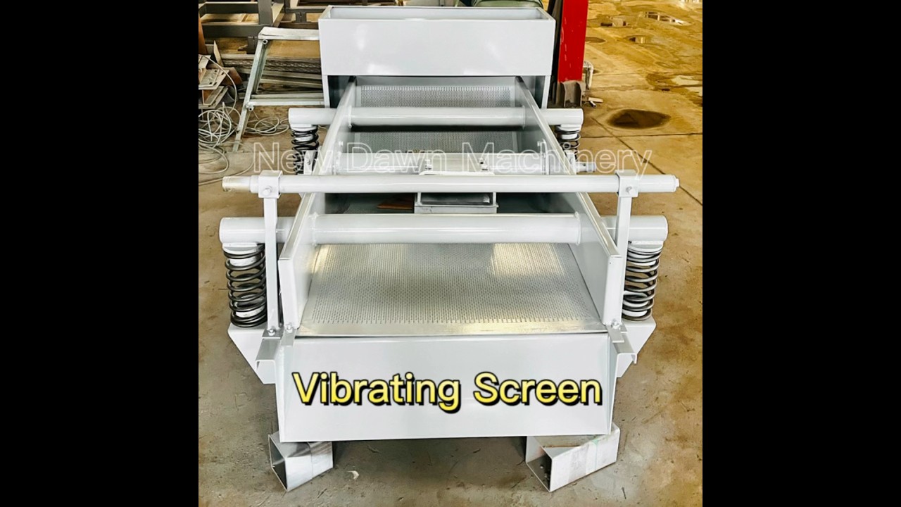 Vibrating Screen For Egg Tray Making | Egg Tray Machine | New Dawn Machinery 