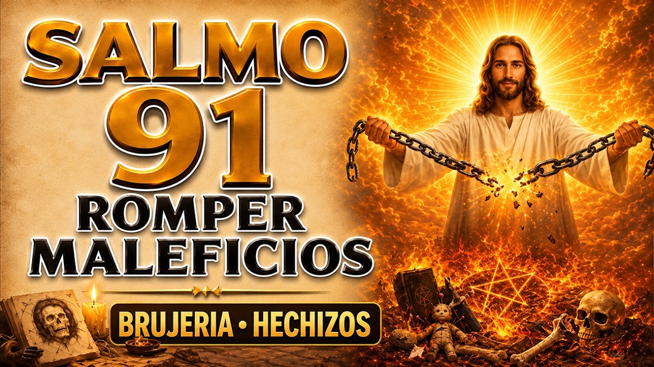 SALMO 91 ORACIÓN PODEROSA DE PROTECCIÓN PARA ROMPER BRUJERÍA Y MALEFICIOS
