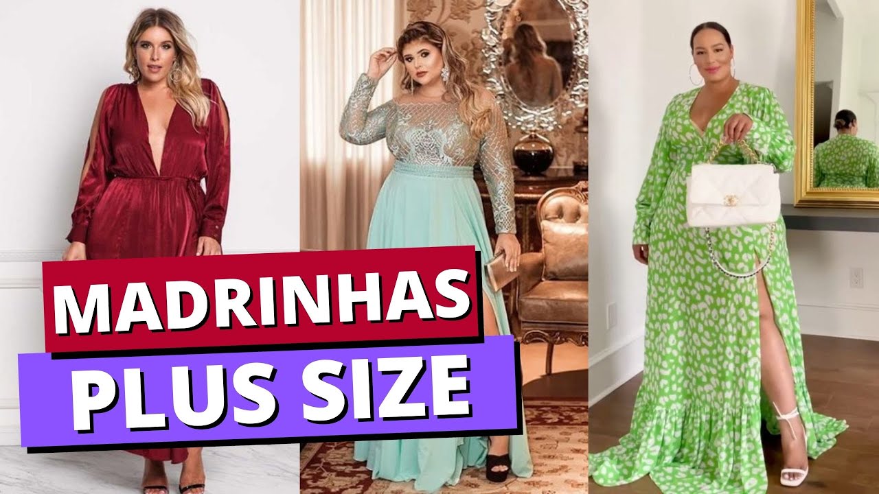 VESTIDO DE MADRINHA PLUS SIZE: 40 Modelos para te inspirar!