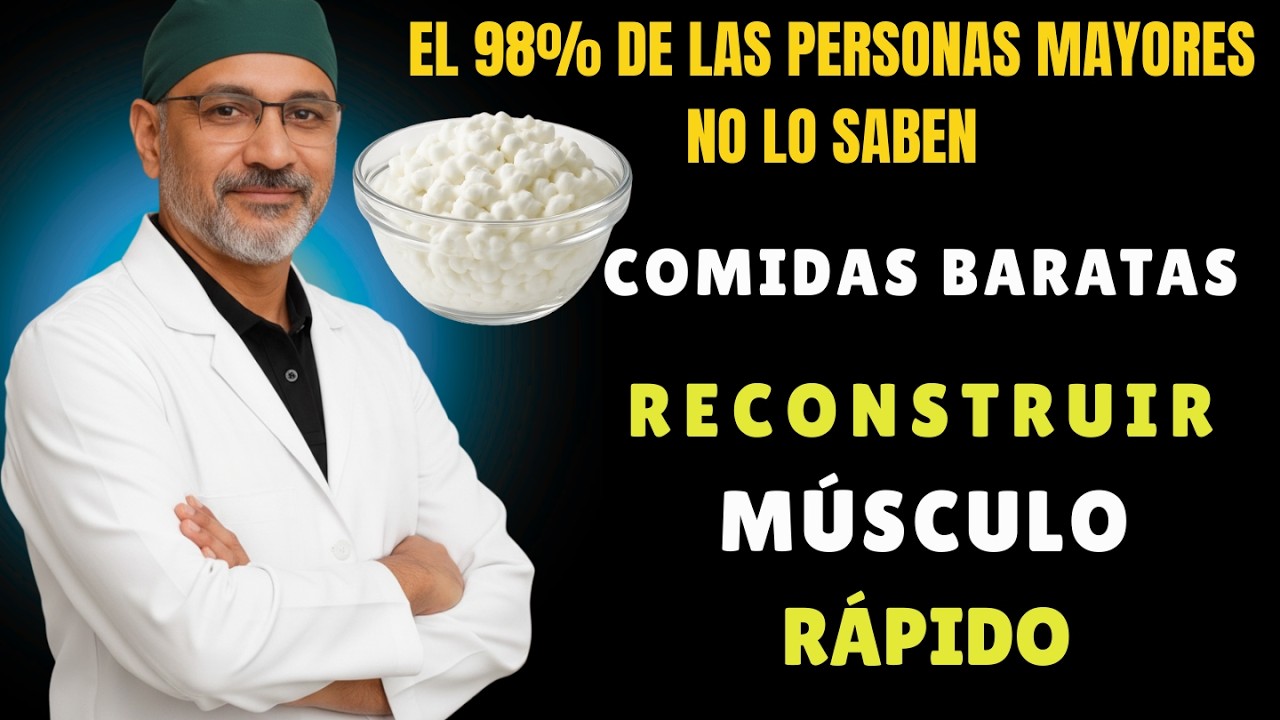 ¿Más de 60? 7 Alimentos Baratos y Altos en Proteína para Ganar Músculo Rápido | Salud Senior