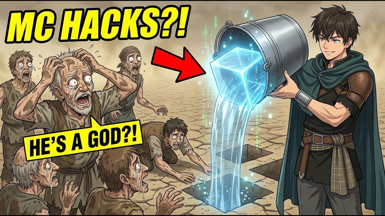 1 Bucket = INFINITE Water! I Brought Minecraft Logic to the Middle Ages!- Manhwa Recap