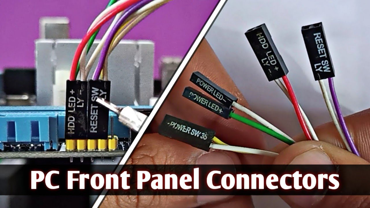 Front Panel Connection in Motherboard | CPU ke Front Panel ka Connection Kaise Kare | Easy Step