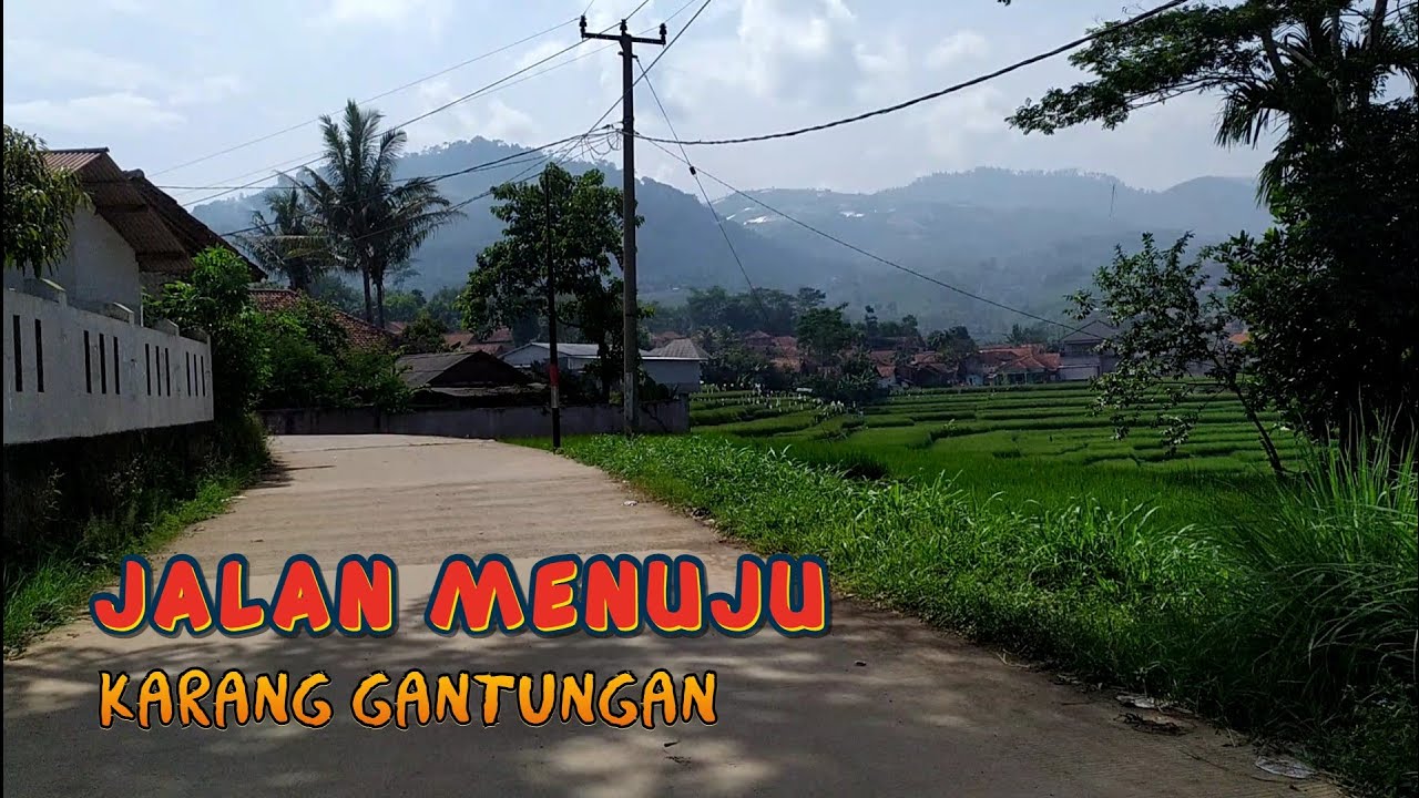 Rute Jalan Menuju Karang Gantungan Paseh Bandung (Jawa Barat)