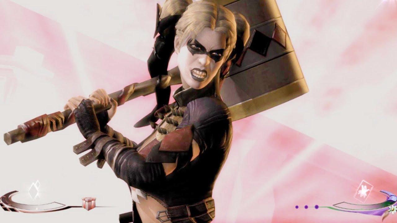 Injustice: Gods Among Us - Harley Quinn Super Move on all Characters 4K 60FPS gameplay All Costumes
