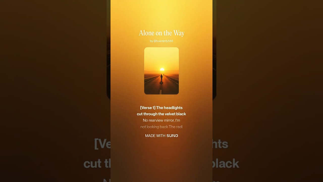 Alone on the Way #songs #sing #everyone #foryou #cute