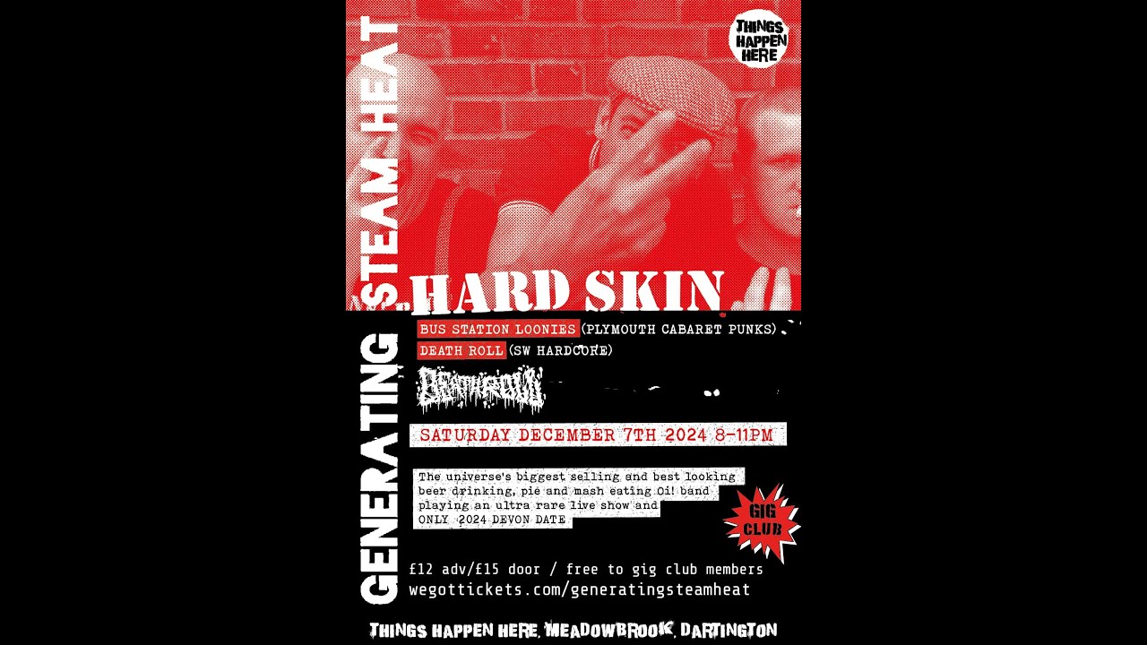 HARD SKIN Live at Things Happen Here Totnes Full Show 08.12.2023
