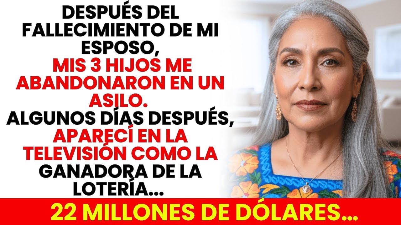 Mis hijos me dejaron en un asilo como si fuera nada… hasta que gané 22 millones y todos regresaron.