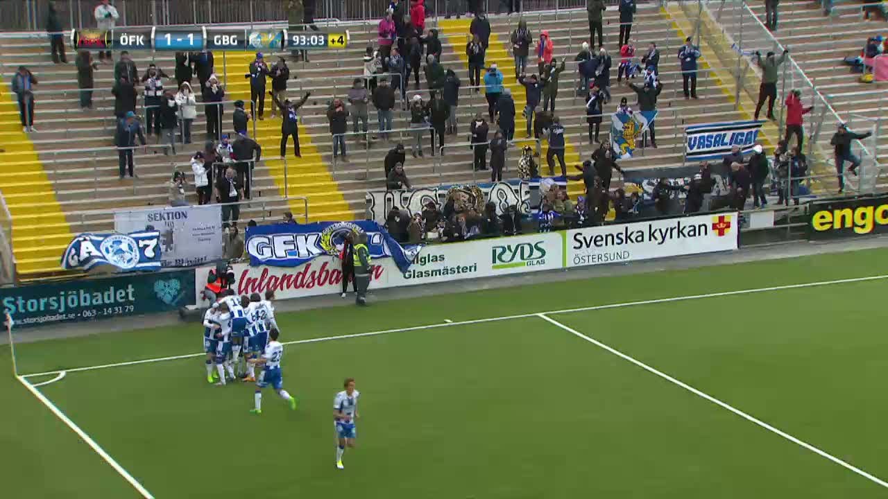 Först superläge för ÖFK - sekunder senare tilldöms Blåvitt straff - TV4 Sport