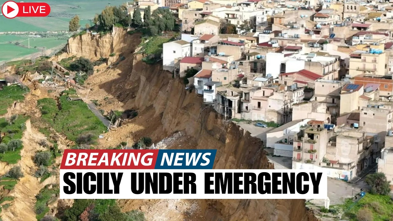 Sicily Landslide FAR WORSE Than Reported-Engineers Warn the Ground Is Collapsing Inward
