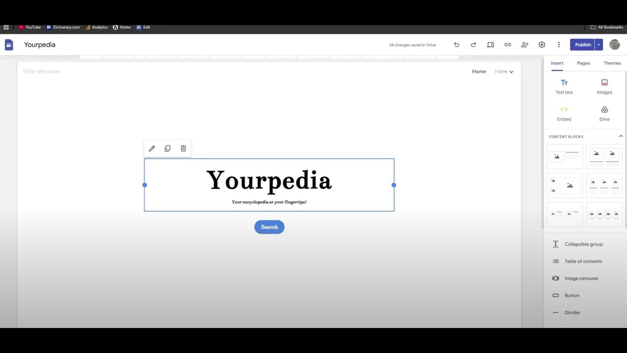 The ULTIMATE Google Sites WIKI Tutorial!