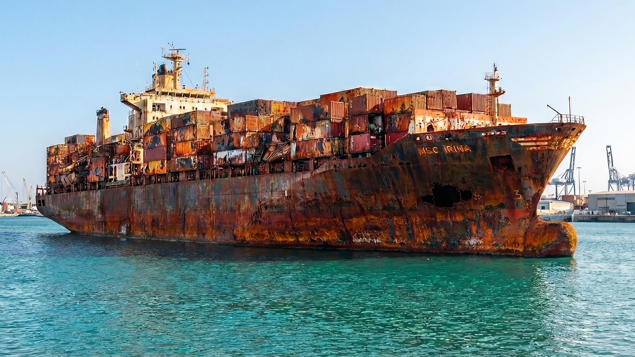 Мы купили старый контейнеровоз MSC Ирина за 4500 долларов и восстановили его до стоимости в 10 мил..