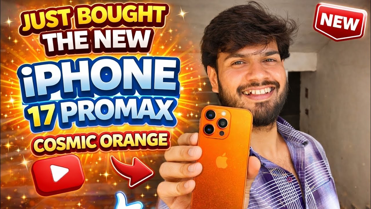 Finally 🥰🥰 Guys Iphone 17 promax le aye hai ham log !!!