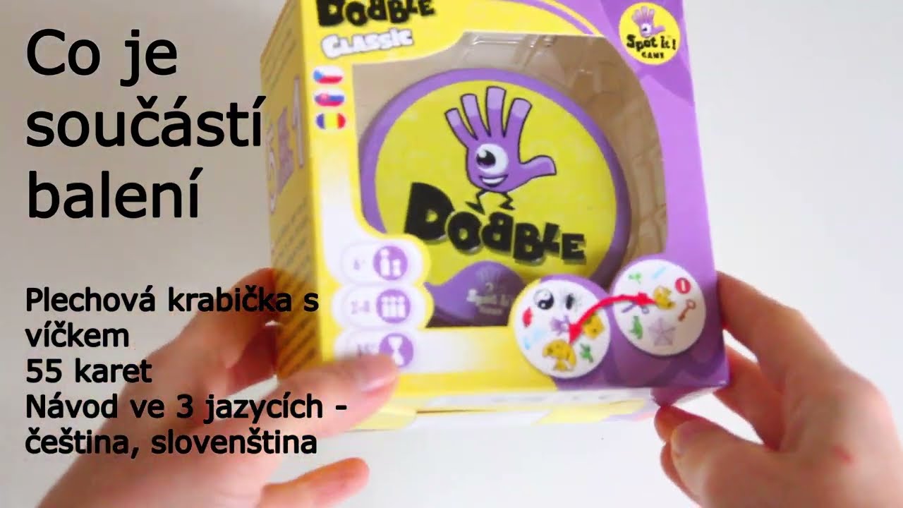 Společenská hra Dobble + odkaz na recenzi