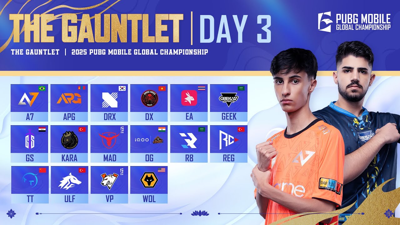 [PH] 2025 PMGC League | The Gauntlet Day 3 | PUBG MOBILE Global Championship