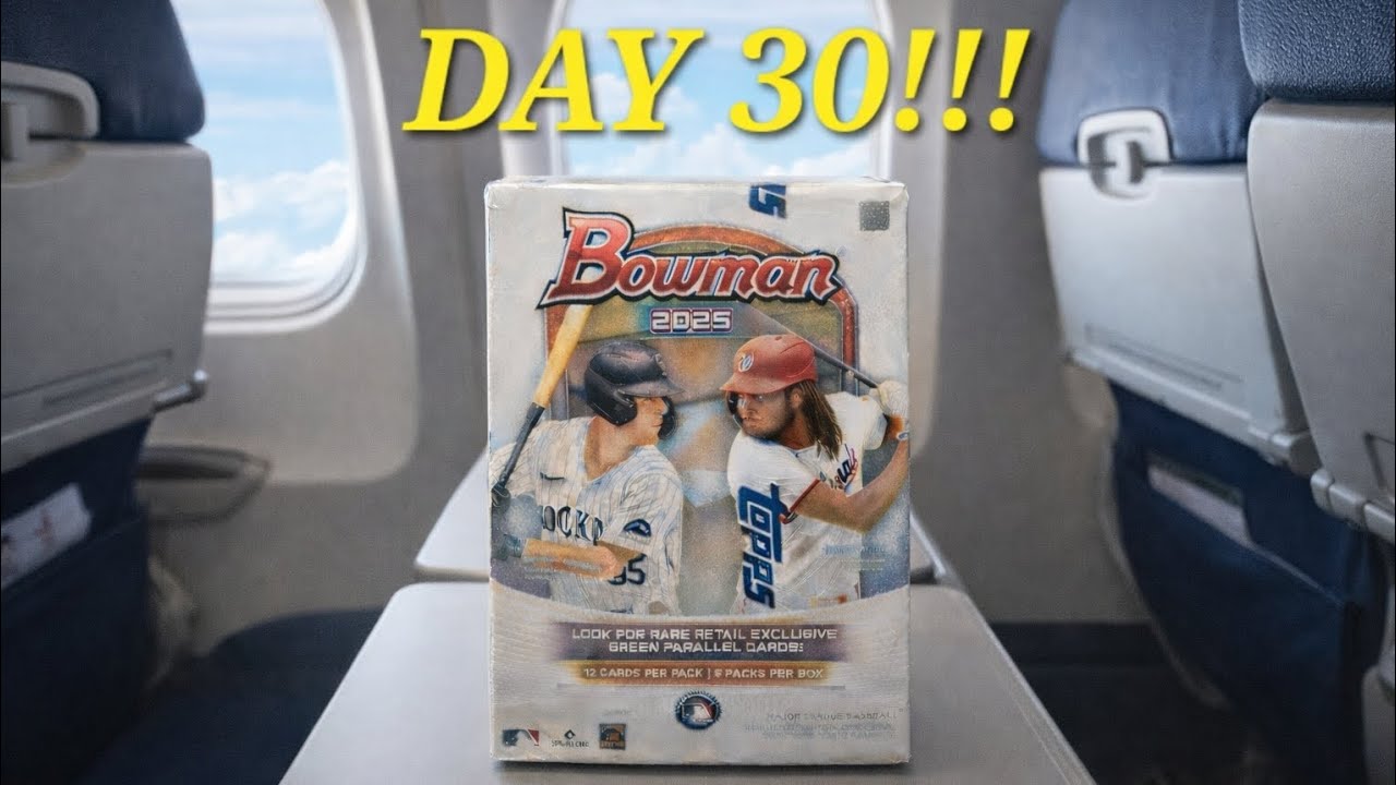 📺 OPENING ONE BLASTER PER DAY UNTIL I HIT THE ANIME 📺!!! 2025 BOWMAN BLASTER SERIES DAY 30!!!🔥🔥🔥 