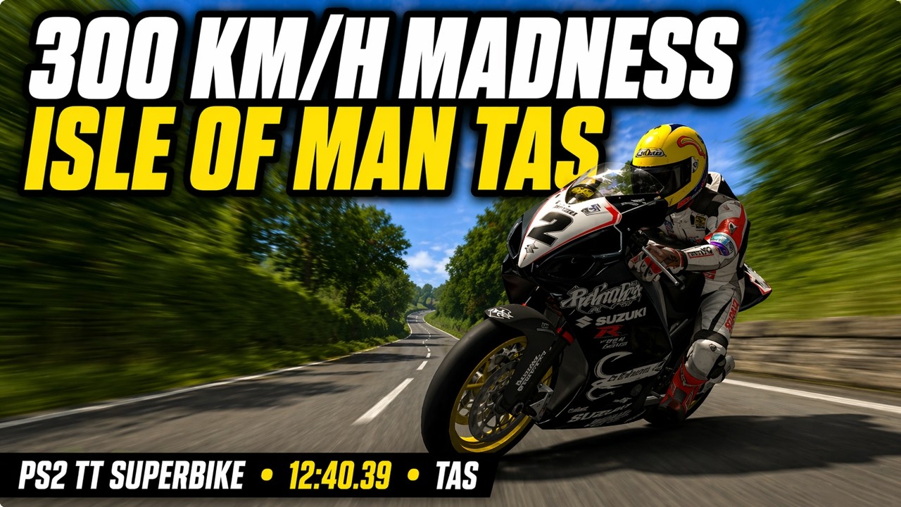 [TAS]The Isle of Man TT 12:40.39 [PS2 TT Superbike]