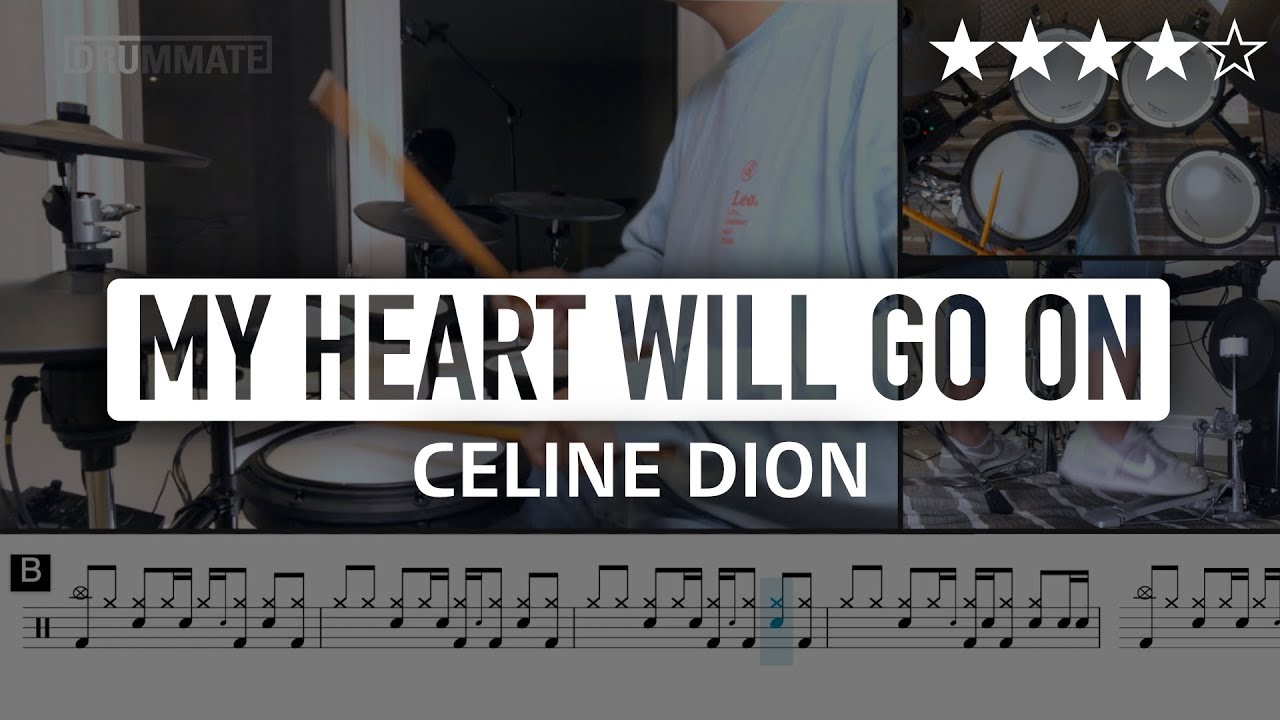 [Lv.13] My Heart Will Go On - Celine Dion (Titanic OST) (★★★★☆) Pop Drum Cover