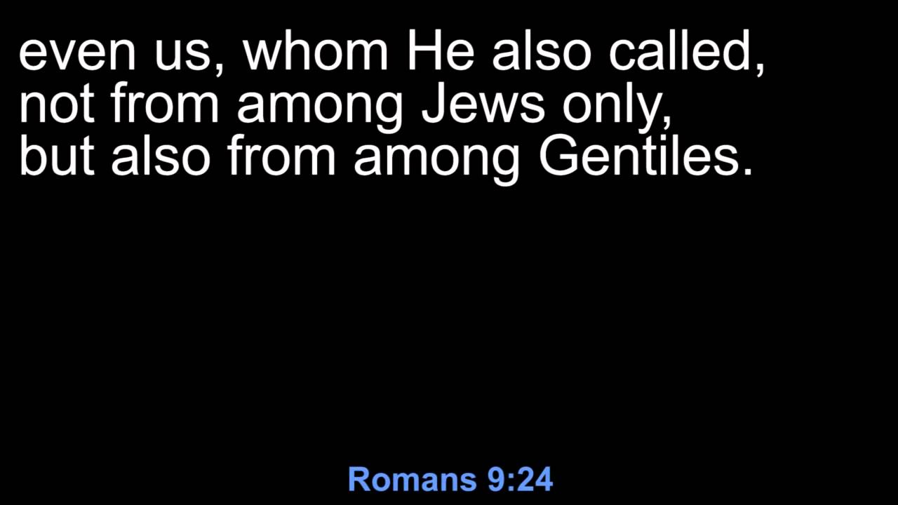 Romans 9 (New American Standard Bible)