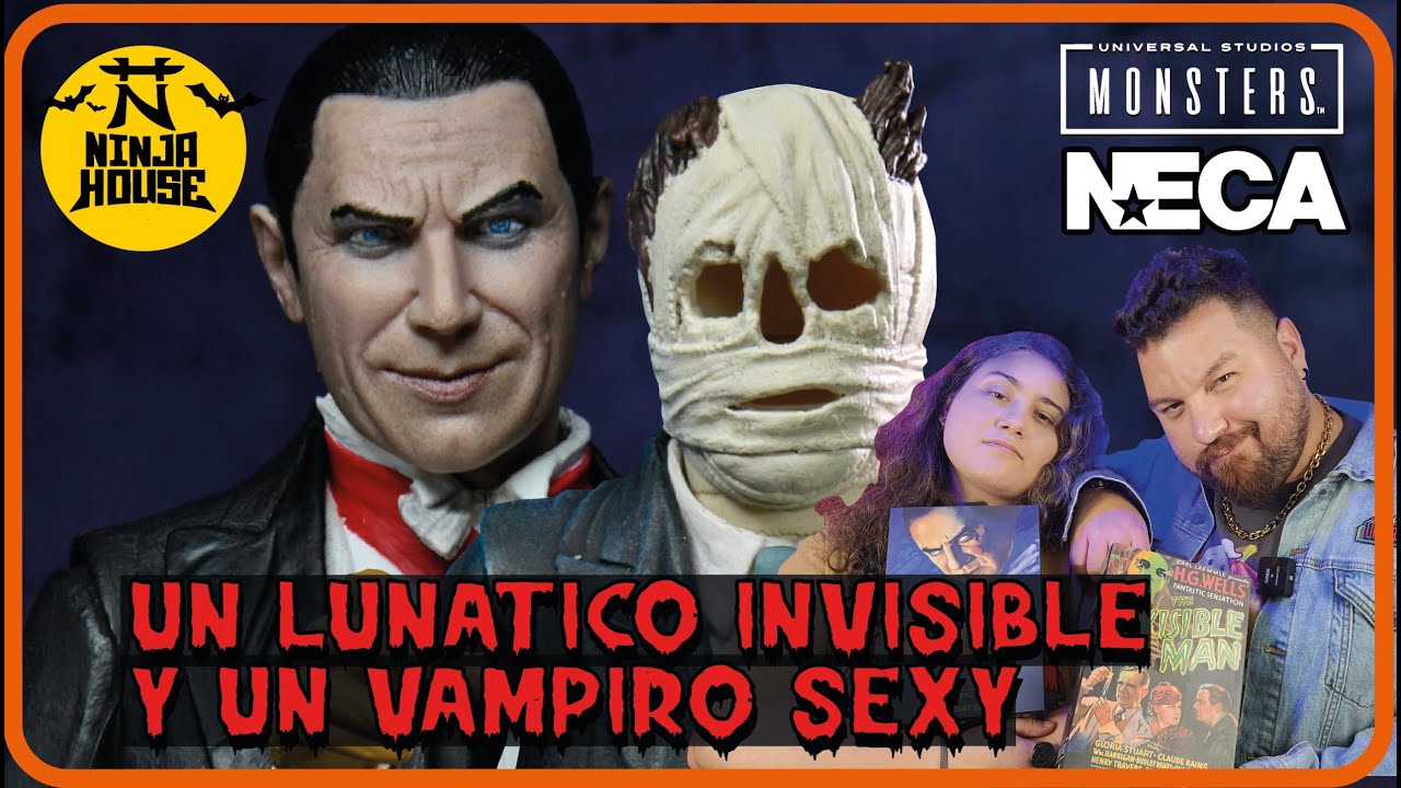LOS MAS FAMOSOS | NECA ULTIMATE UNIVERSAL MONSTERS: THE INVISIBLE MAN & DRACULA - REVIEW / UNBOXING