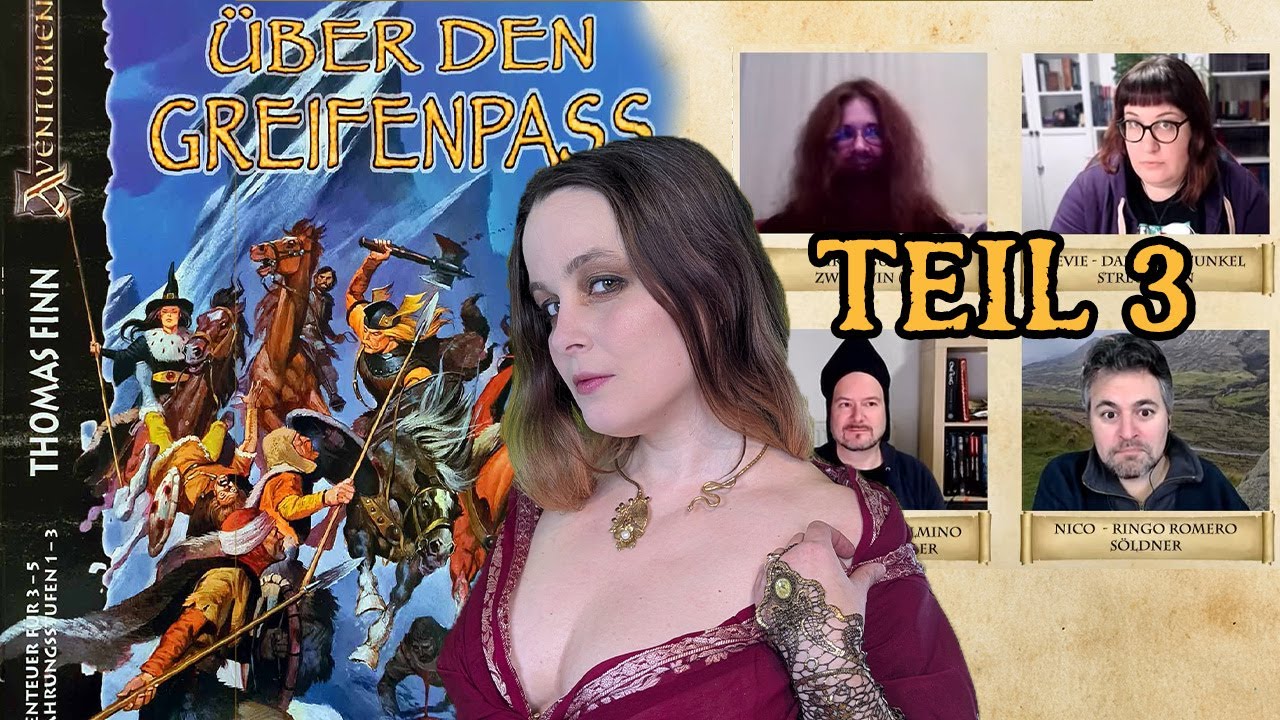 DSA 3: Über den Greifenpass - Retro-Pen and Paper Teil 3: Der Turm der Magierin