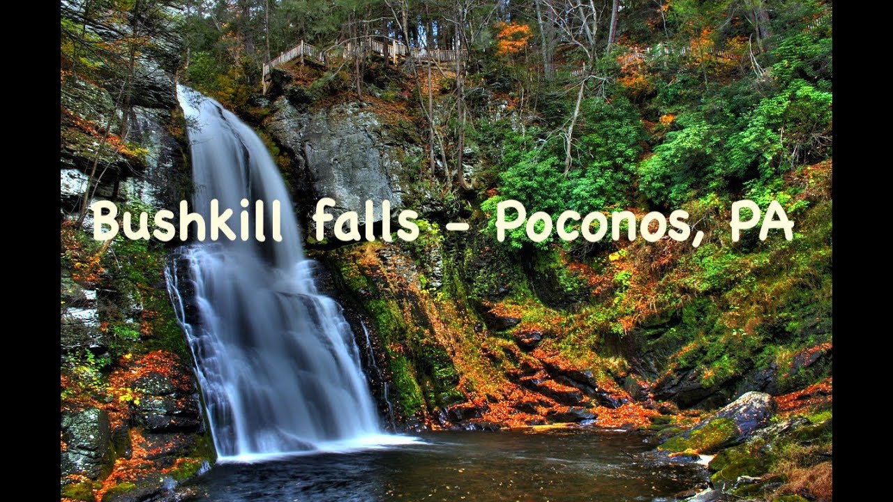 Hike to Bushkill Falls, Pocono Mountains