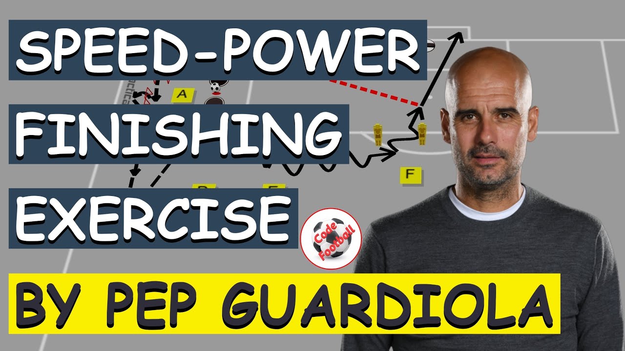 Speed-power and finishing exercise by Guardiola!