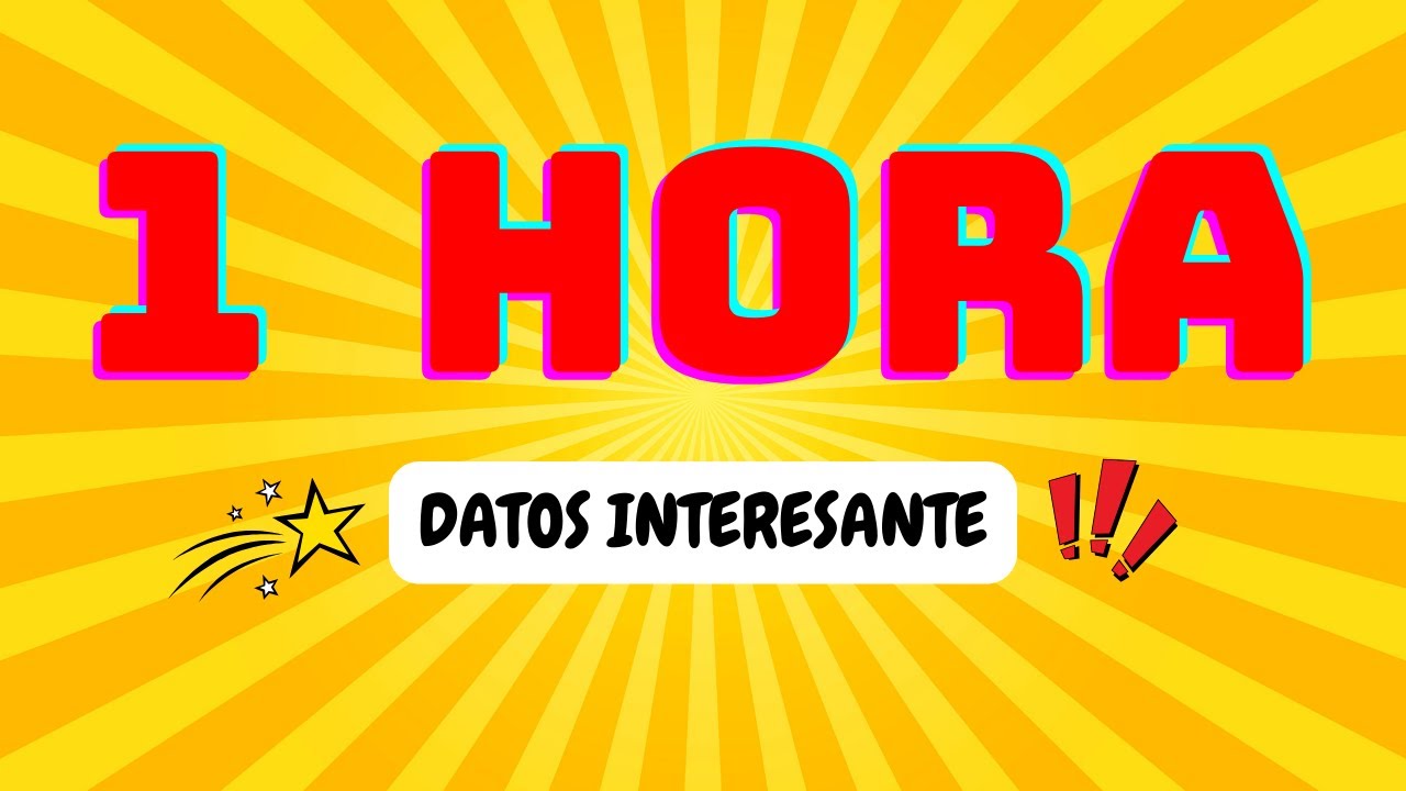 &iexcl; 1 HORA de DATOS CURIOSO y COSAS QUE NO SABIAS HACE 5 MINUTOS ! 🧠👀⏰ [Wilys]