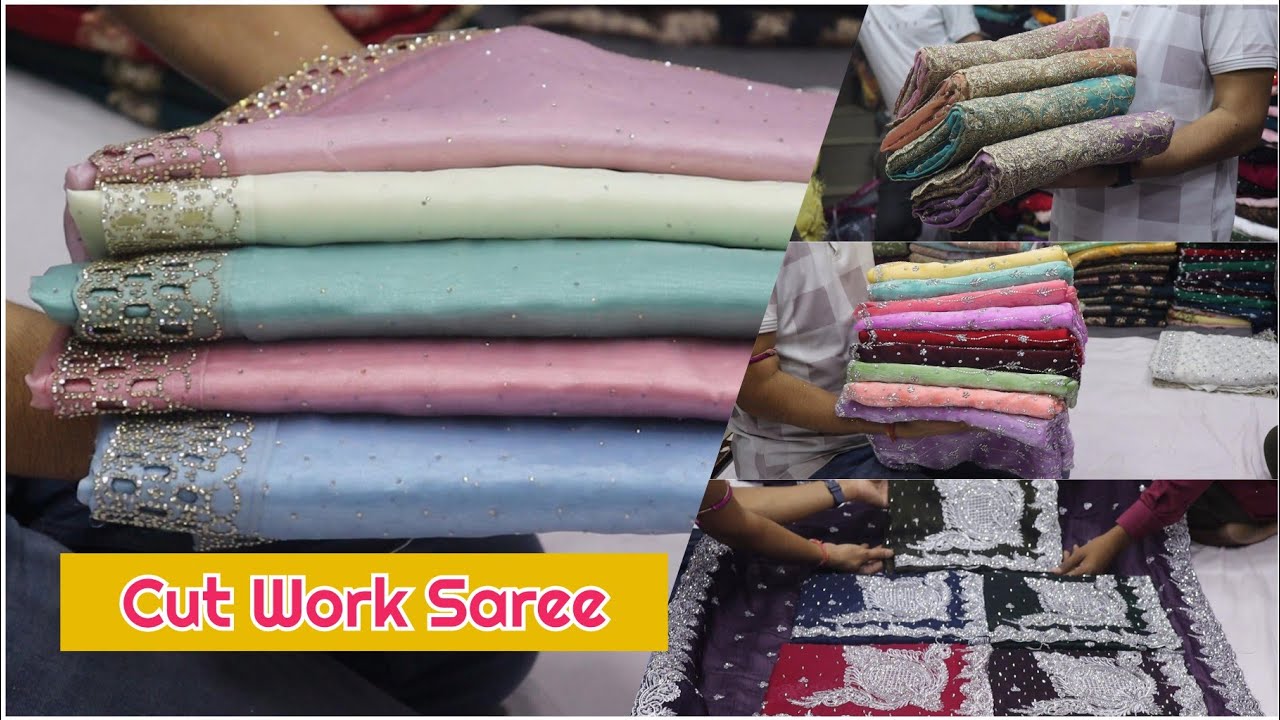 Cut Work Border Saree Designer Saree Heavy Sale Rs.1500 Only