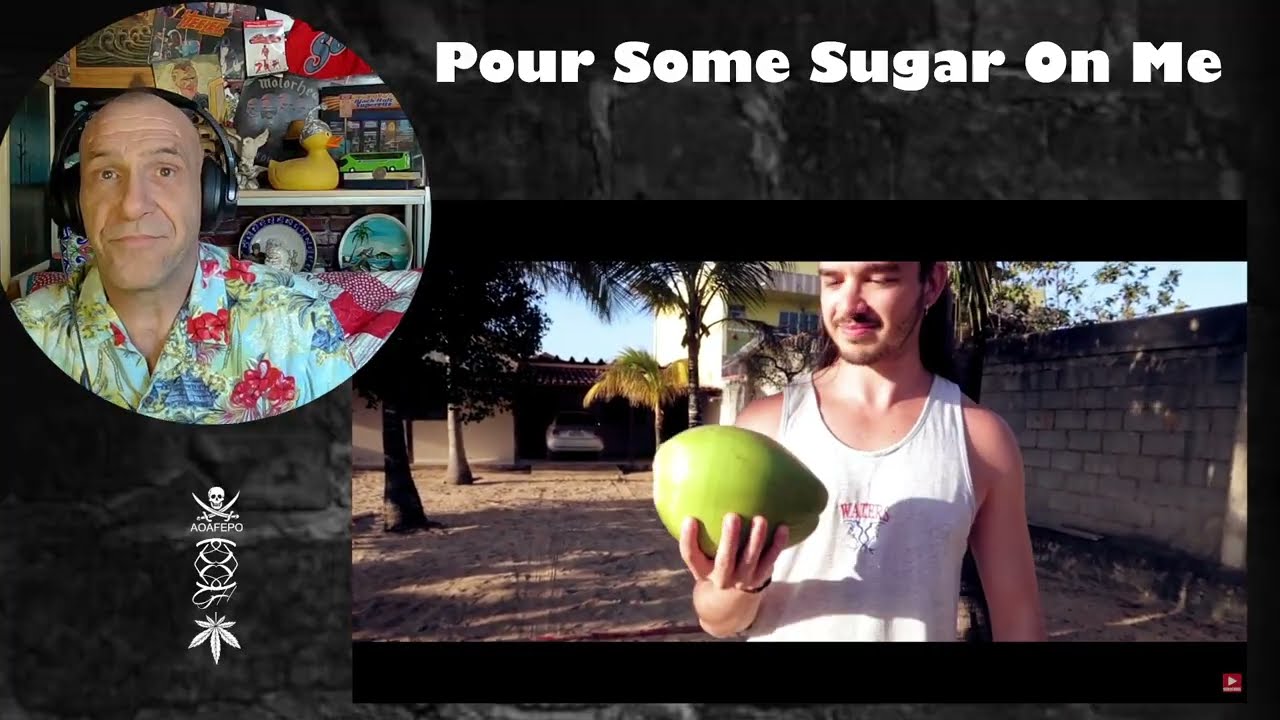 Дэн Васк - Pour Some Sugar On Me - Реакция и гневный комментарий с Ролленом (первое прослушивание)
