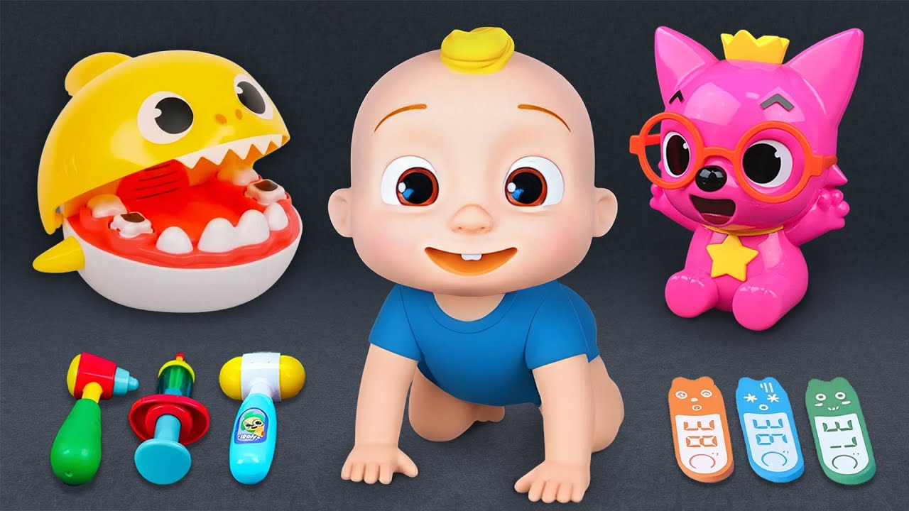 33 Minutes Satisfying with Unboxing Pinkfong Doctor Toy& Doctor Playset Collection | Doctor Review