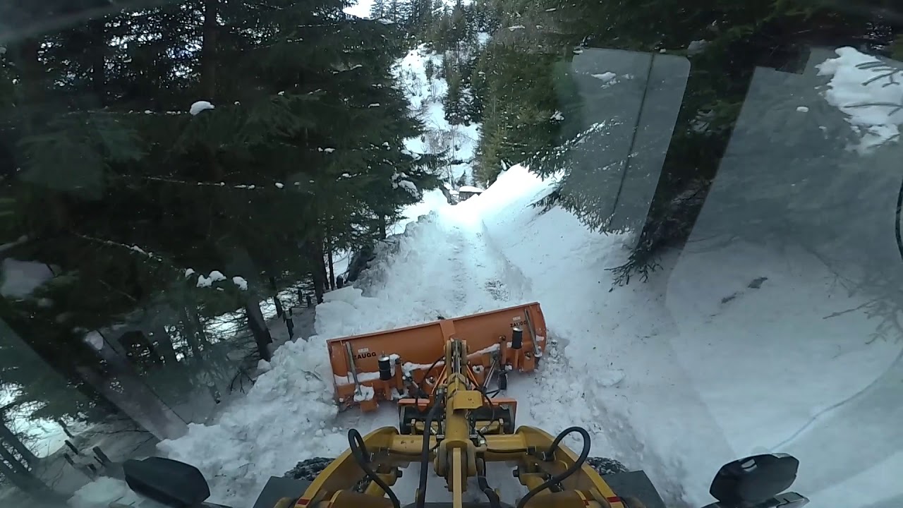 ❄️Winterdienst❄️Liebherr L507 am Limit?| Forststrasse räumen (Uncut)🎬(Teil.2)🌨️