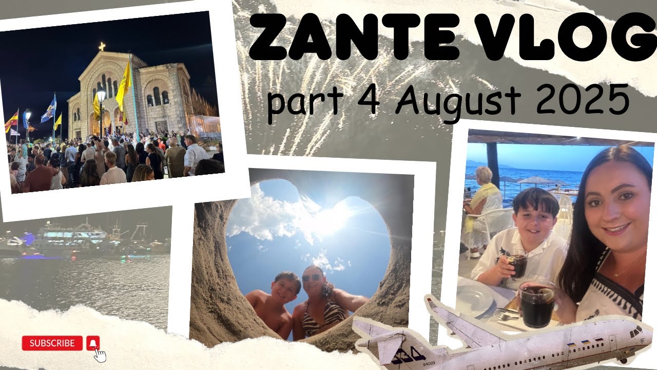 Zante Vlog Part 4 | Alykes, Alykanas & St. Dennis Fireworks in Zakynthos Town🇬🇷💙
