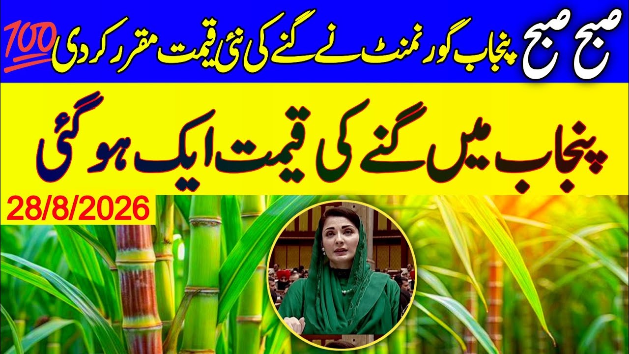 Sugarcane Rate in Pakistan 2027