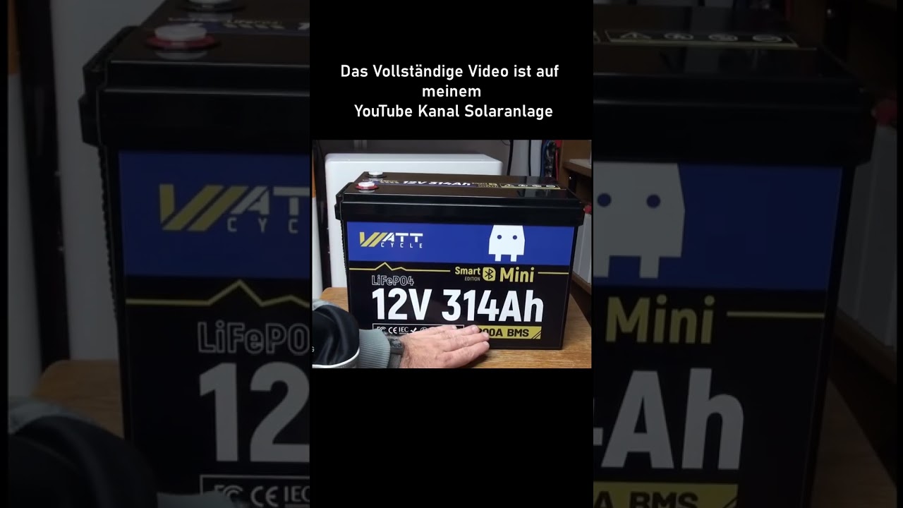 🧐 ⚡Billig-China-Akku? | Watt Cycle 12V 314Ah LiFePO4 Stromspeicher, Solaranlage