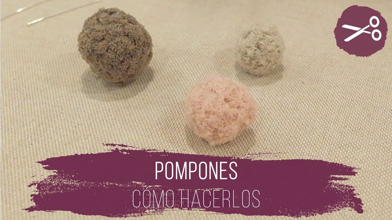 Aprende a hacer pompones en tres minutos
