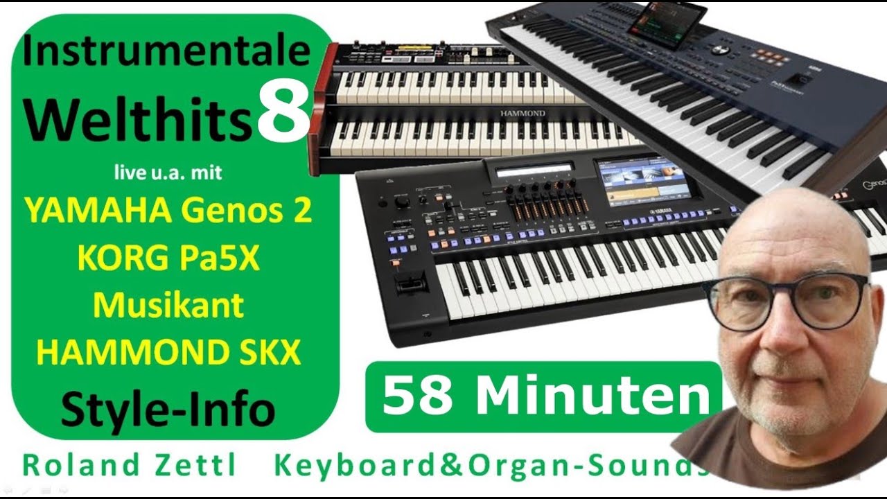 Instrumentale Welthits 8 / Instrumental World Hits 8 (YAMAHA Genos 2, KORG Pa5X / Roland Zettl)