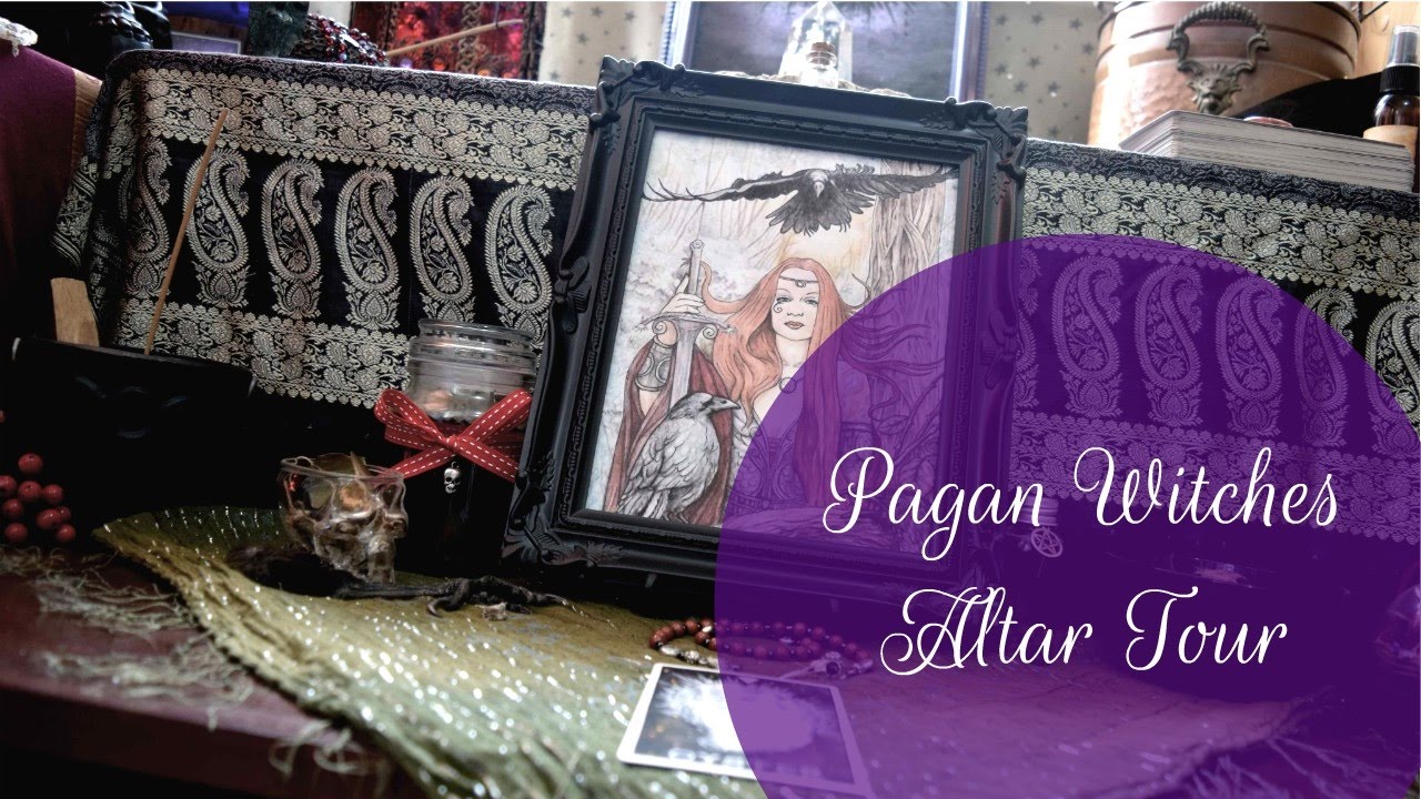 Mega Magical Altar Tour || Working With The Morrigan || Crystals, Bones, Tarot & More!