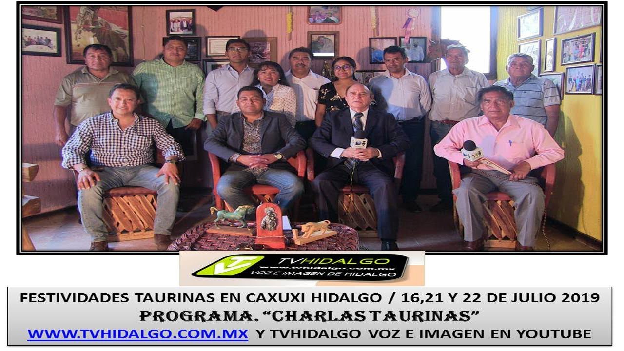 CAXUXI FESTEJOS TAURINOS PARA JULIO 2019 PROGRAMA CHARLAS TAURINAS