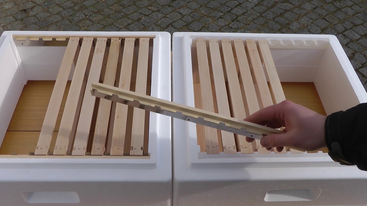 Segeberger Beute - R&auml;hmchenauflageschiene f&uuml;r 10 Waben