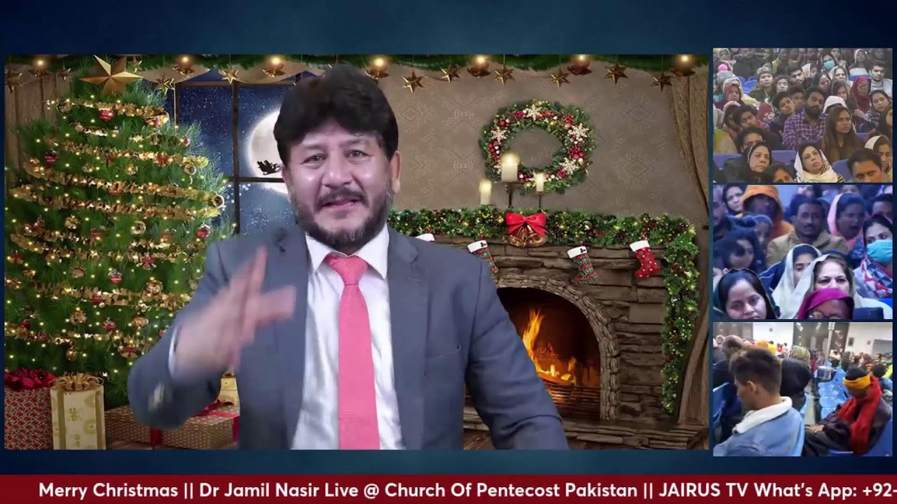 Dr Jamil Nasir Live || Christmas Night Live Service || Church Of Pentecost Pakistan