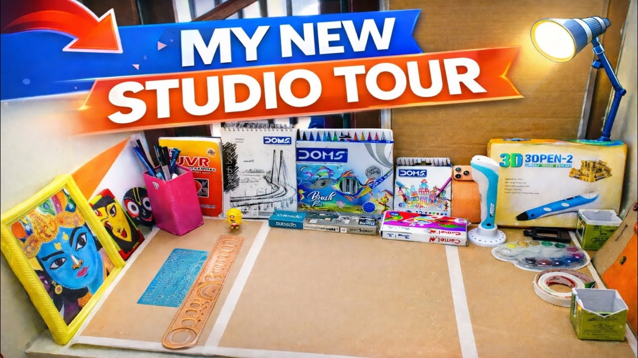 MY NEW STUDIO TOUR 😃