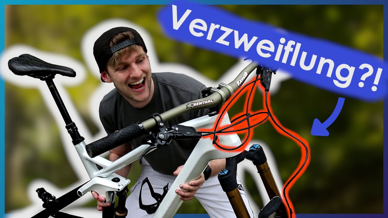 FERTIG FOLIERT!!! ABER ICH VERZWEIFLE AN DEN KABELN - Ich FOLIERE mein MTB - PT5