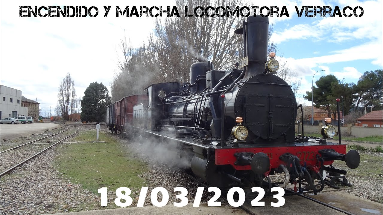 Encendido y marcha de locomotora Verraco 18/03/2023 | Venta de Baños