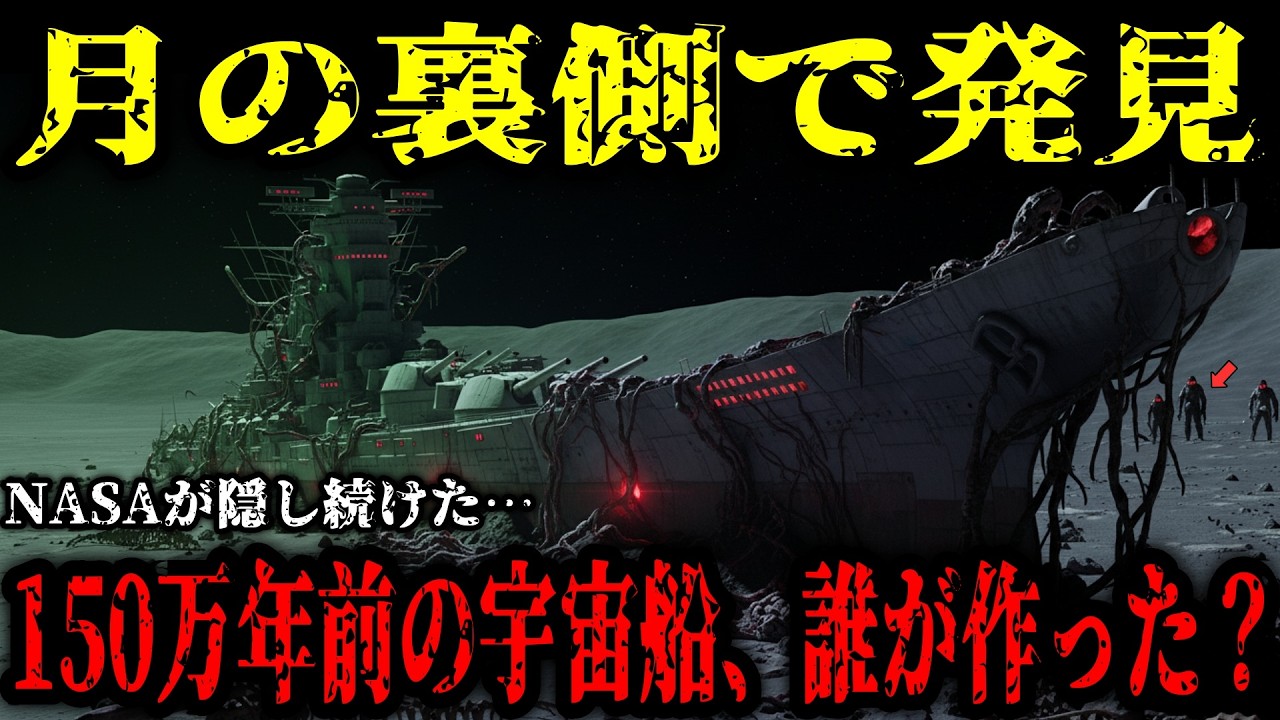 月の裏側で発見された150万年前の宇宙船…元CIA「月は人工物です」NASAが隠し続けた衝撃の真実【都市伝説 ミステリー 怖い話】