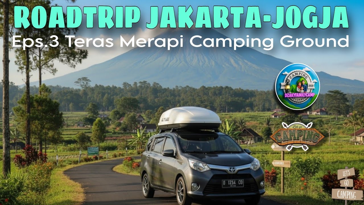 Camping Di Teras Merapi Camping Ground🏕️Eps.3 Roadtrip Jakarta-Jogja🛣️