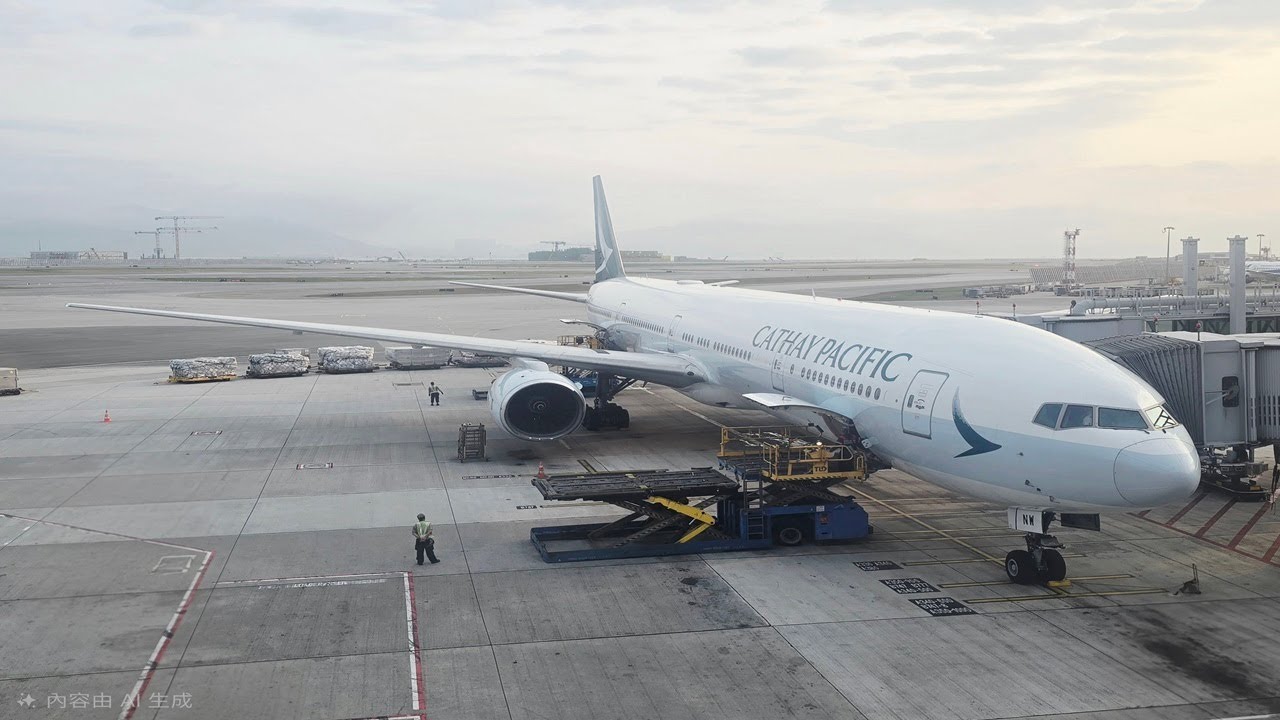 Cathay Pacific 777-300 Bangkok To Hong Kong 