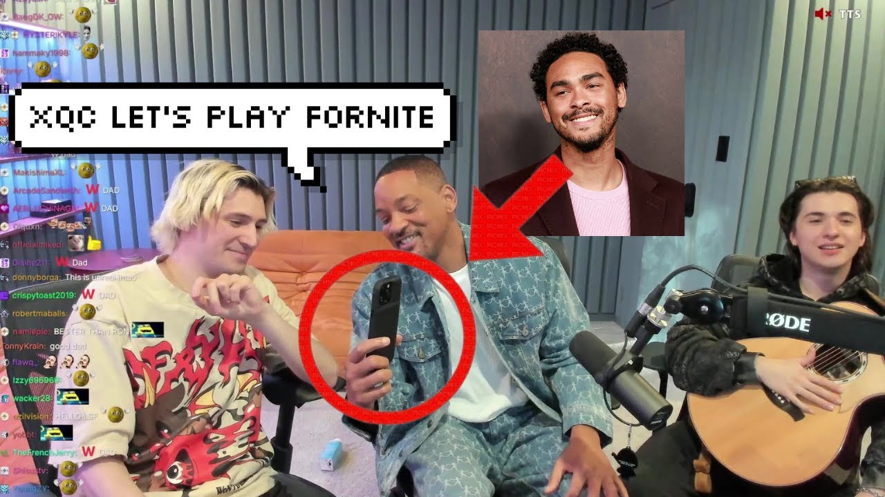 Trey Smith(Will Smith's Son) Reveals to Be a Juicer(Huge xQc Fan)